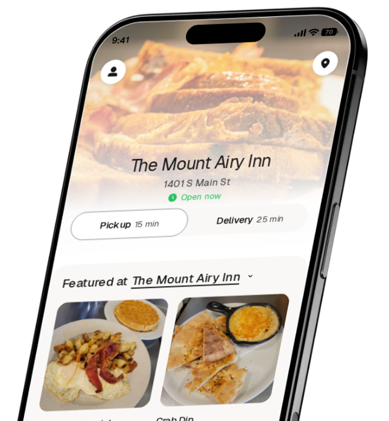 The Mount Airy Inn app preview