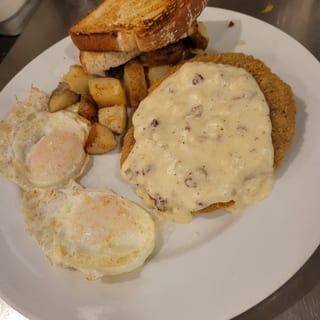 Country Fried Steak & Eggs