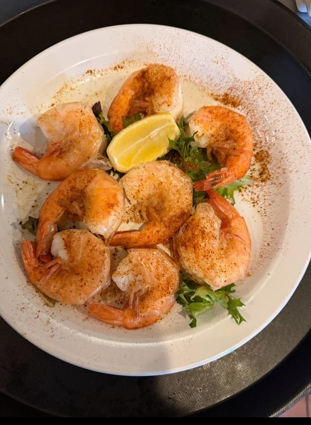 1/2 Pound Steamed Shrimp.