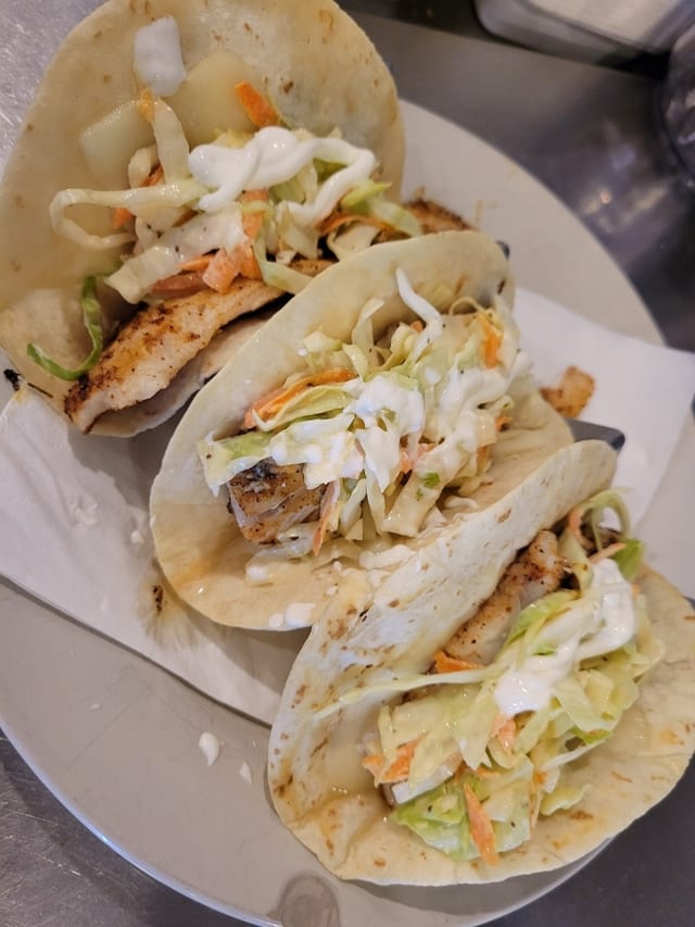 Fish Tacos.