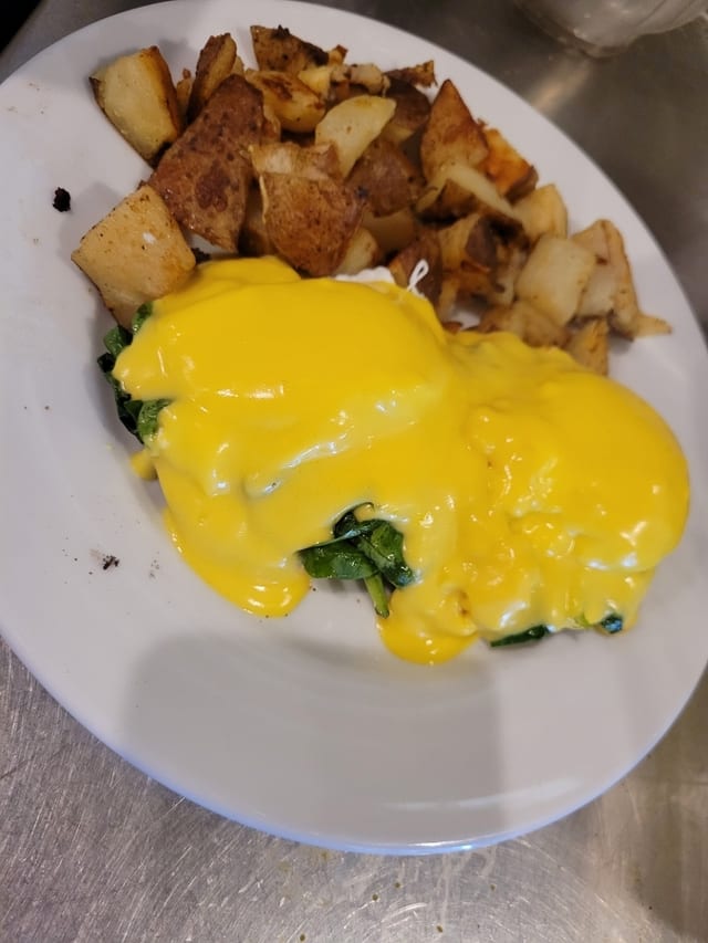 Eggs Florentine.