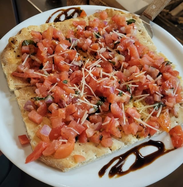 Wood Fired Bruschetta.