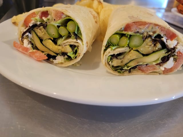 Grilled Veggie Wrap.