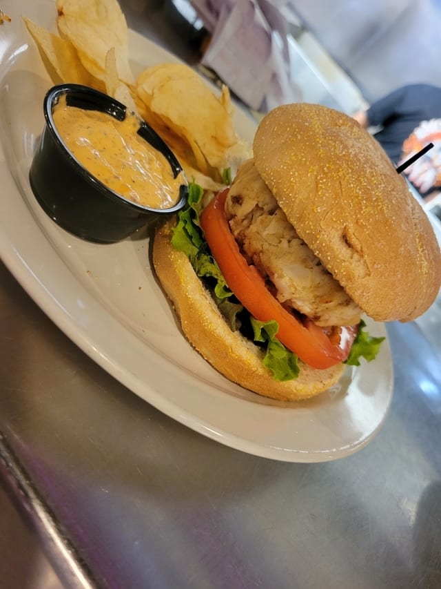 Crabcake Sandwich.