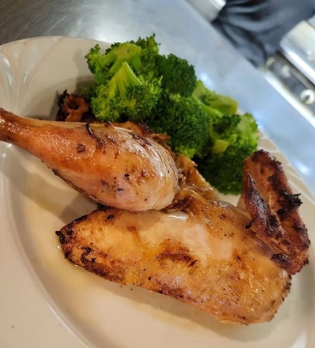 Roasted Half Chicken.