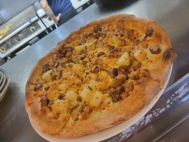 Breakfast Pizza - Meat.