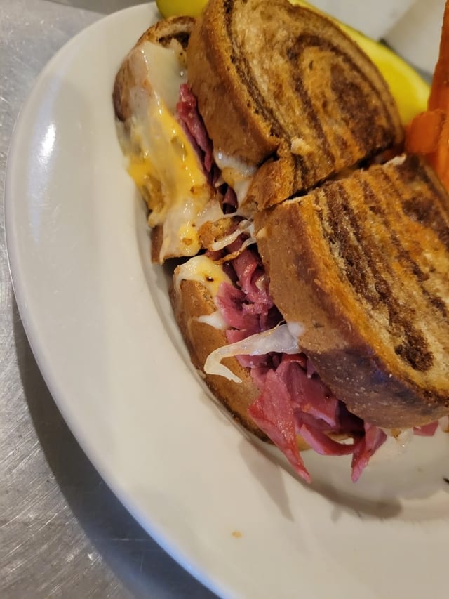 Corned Beef Reuben.